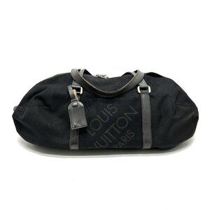 LOUIS VUITTON M93066 Damier-Jean Akatan Hand Bag Shoulder Bag Canvas Black